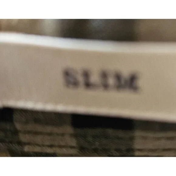 J. Crew Men Size XL Slim Fit Stretch Button Up Shirt Check Retro Organic Cotton - Picture 6 of 9